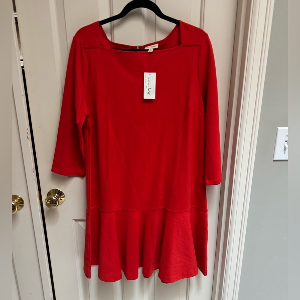 Women’s Flared Drop Waist Dress - Picture 3 of 7